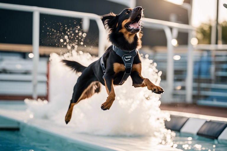 dock diving pool